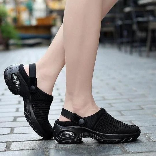 Women's Orthopedic Knit Mesh Slingback Air Cushion Sneakers