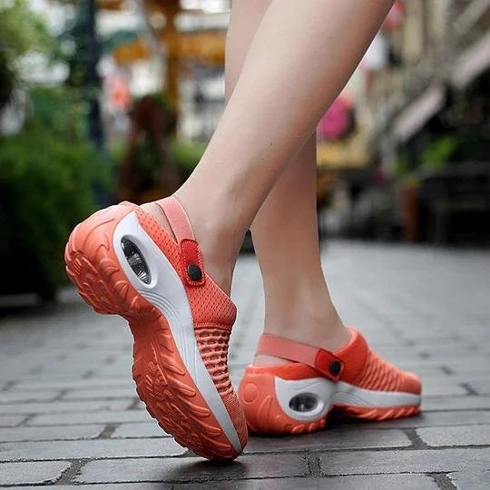 Women's Orthopedic Knit Mesh Slingback Air Cushion Sneakers