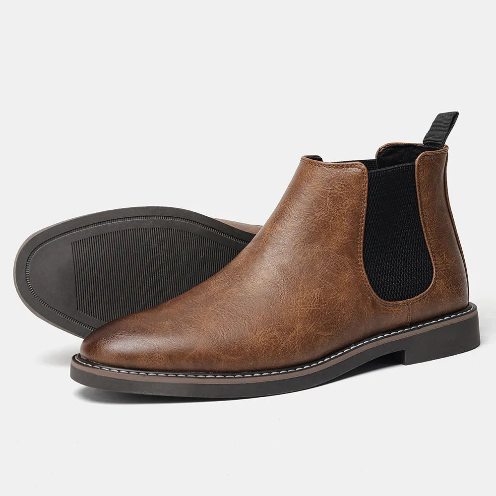Men’s Chelsea Ankle Boots – Sleek Minimal Design