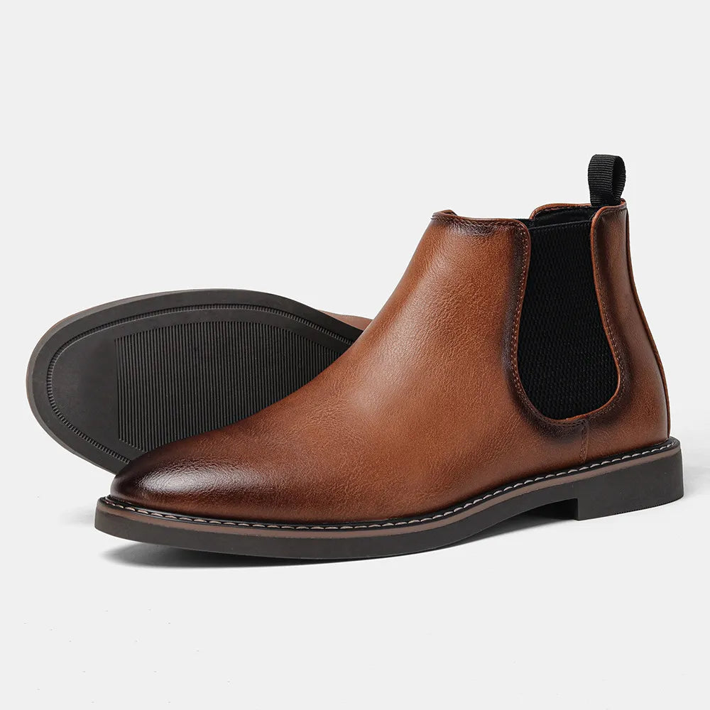 Men’s Chelsea Ankle Boots – Sleek Minimal Design