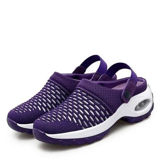 Women's Orthopedic Knit Mesh Slingback Air Cushion Sneakers