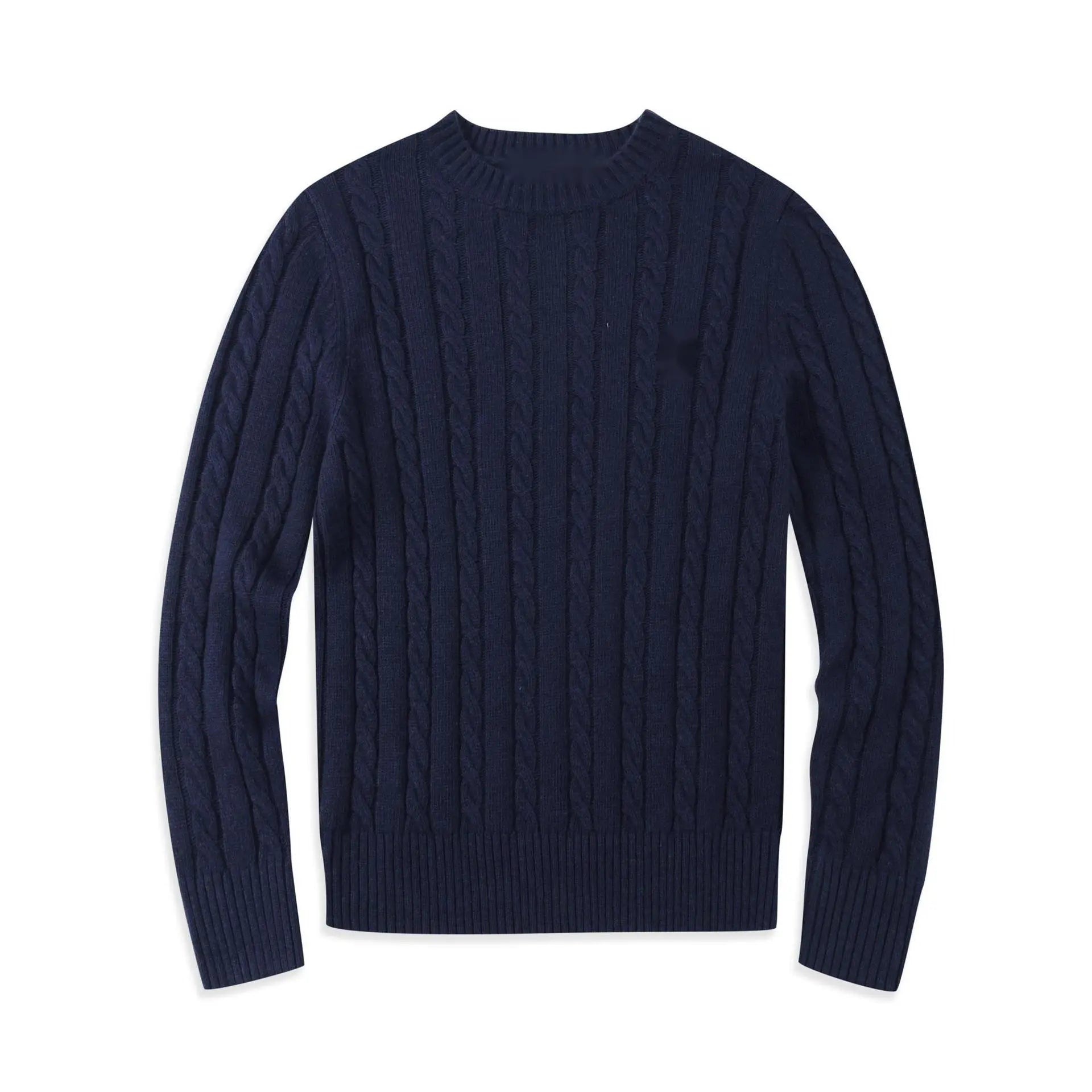 Men’s Cable Knit Crewneck Sweater – Classic Everyday Layer