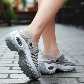 Women's Orthopedic Knit Mesh Slingback Air Cushion Sneakers