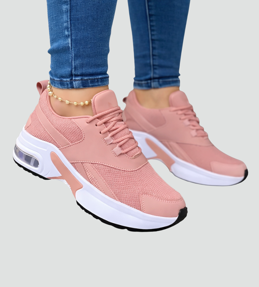 Women's Orthopedic Air Cushion Lace-Up Low-Top Sneakers