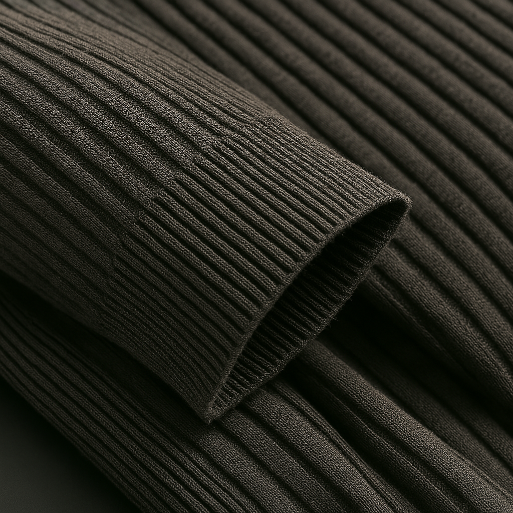 Men’s Ribbed Half-Zip Jumper – Collared Structured Knit