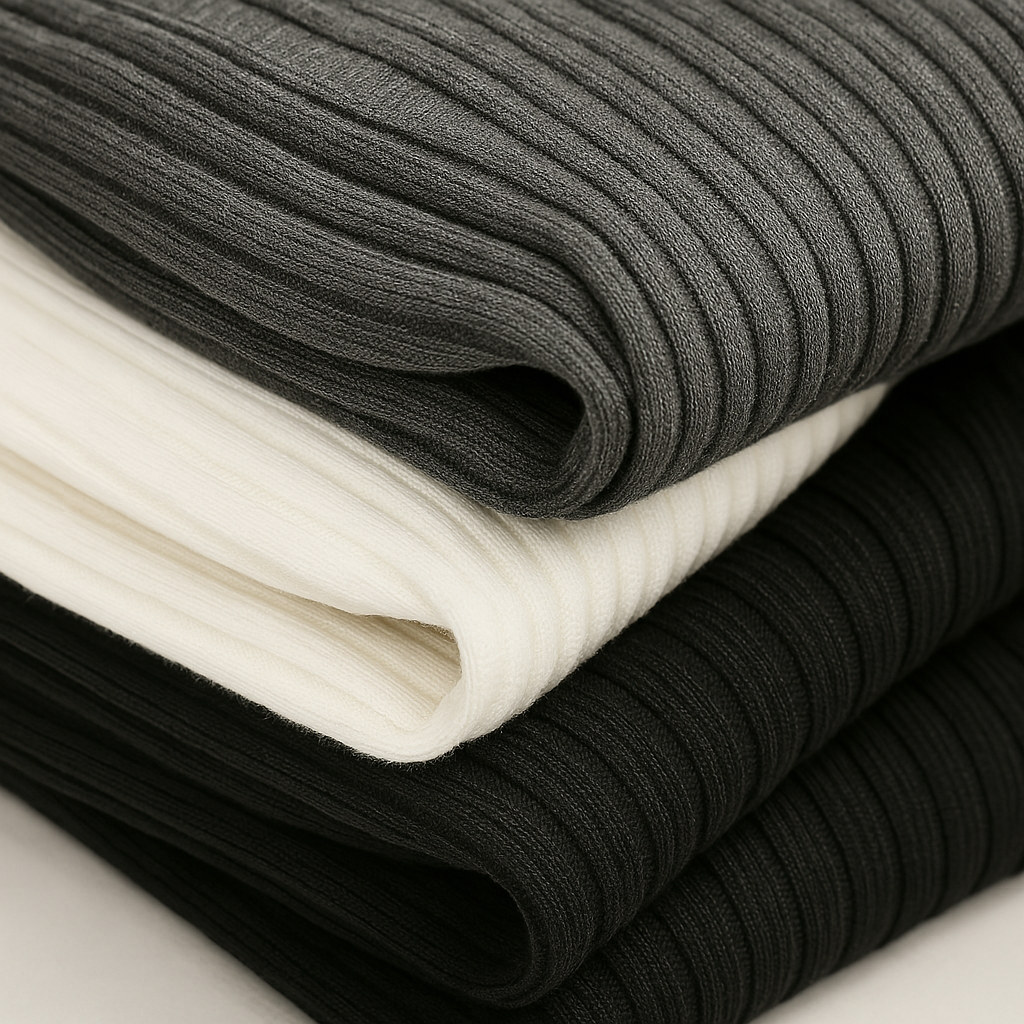 Men’s Ribbed Half-Zip Jumper – Collared Structured Knit