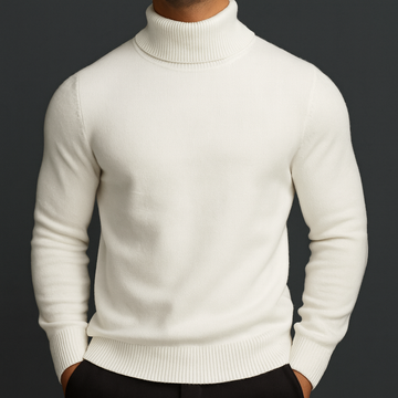 Men’s Turtleneck Jumper – Refined Slim Fit Pullover