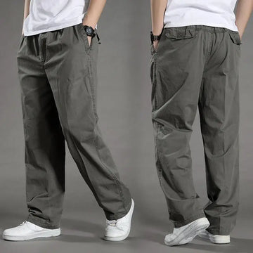 Men’s Relaxed Fit Elastic Waist Casual Pants
