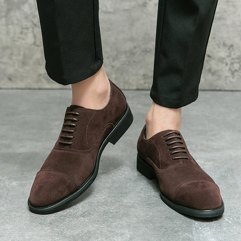 Men’s Oxford Dress Shoes – Classic Lace-Up Formal Silhouette