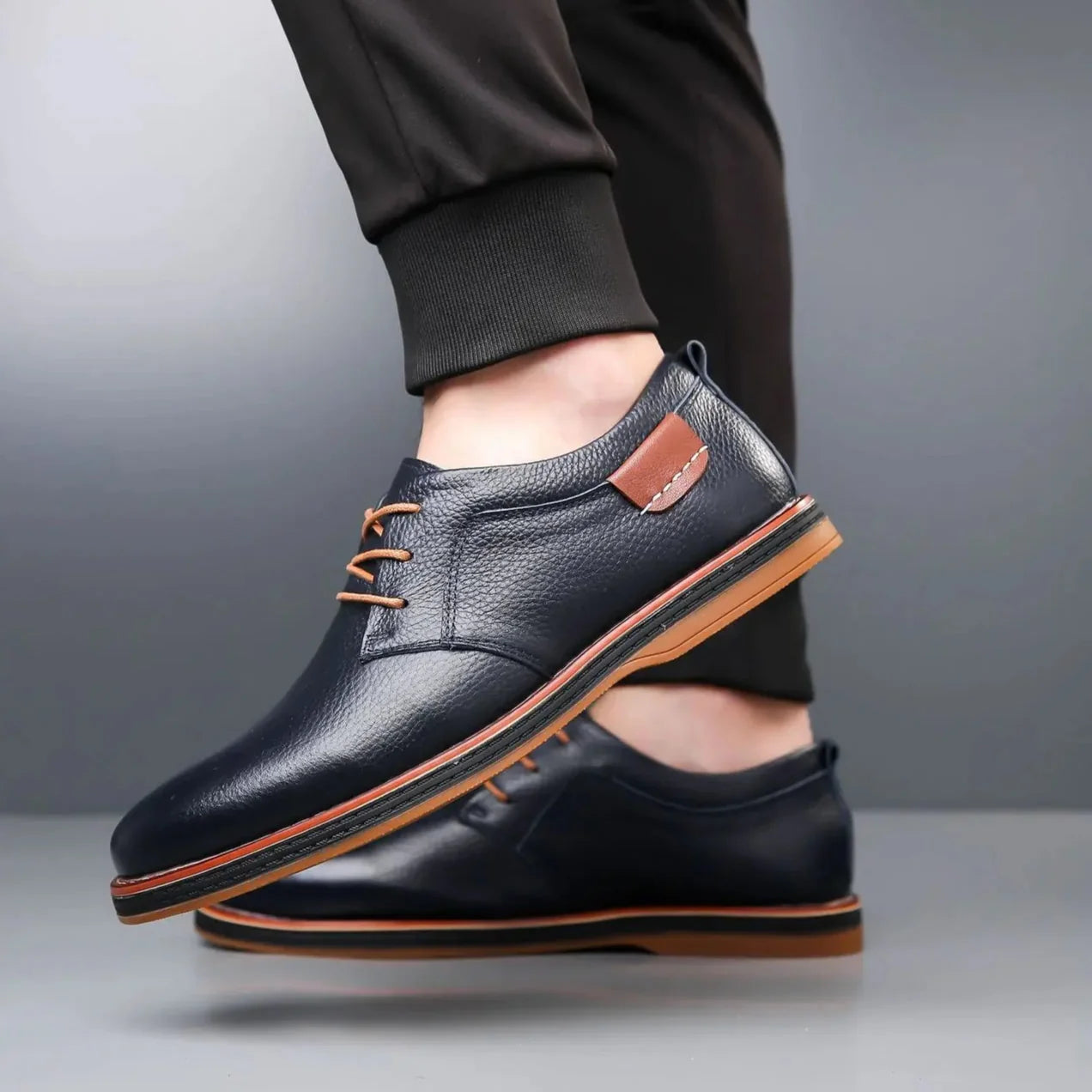 Men’s Dress Derby Shoes – Lace Up Oxford Shoes for Business Casual and Formal Wear