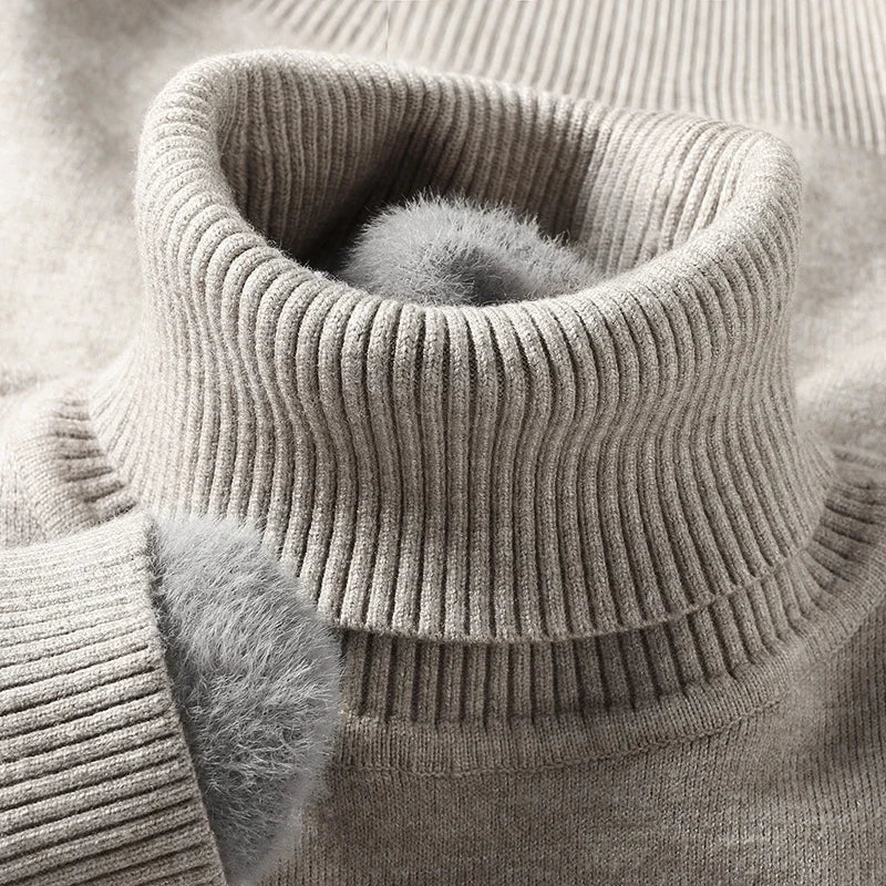 Men’s Turtleneck Jumper – Refined Slim Fit Pullover
