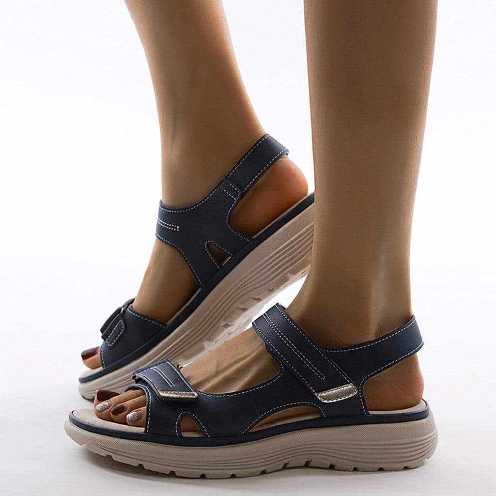 Women's Orthopedic Adjustable Strap Platform Walking Sandals